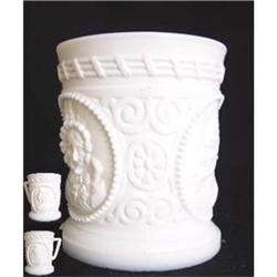 Milk Glass Mug Punch And Judy #2276165
