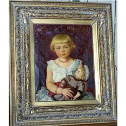 Portrait, O/C , Gilbert, Rene&#39; Joseph #2276185