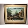 Image 1 : Canal St. Martin, signed, Litho Bernard Buffet!#2276317