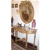 Image 1 : Antique French carved Console and mirror gilt #2276573