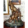 Image 1 : Signed Deco German Shepherd dog marble #2276613