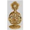 Image 1 : STYLEBUILT Ornate Ormolu Jeweled Perfume Bottle#2287681