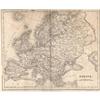 Image 1 : Antique Map Europe Dower 1840 #2297227