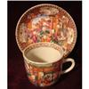 Image 1 : C.1770 CHINESE EXPORT MANDARIN CUP/SAUCER #2297282