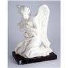 Image 1 : Kneeling Angel in Italian Oxolyte on Marble #2298058