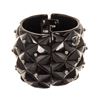Image 1 : Chanel Black Enamel Stud Cuff Bracelet
