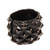 Image 3 : Chanel Black Enamel Stud Cuff Bracelet