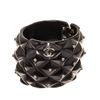Image 5 : Chanel Black Enamel Stud Cuff Bracelet