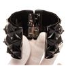 Image 7 : Chanel Black Enamel Stud Cuff Bracelet