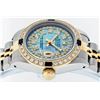 Image 4 : Rolex Ladies 2 Tone Blue MOP Diamond & Sapphire Datejust 26MM Oyster Perpetaul