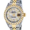 Image 1 : Rolex Ladies 2 Tone MOP Baguette Diamond Lugs 26MM Oyster Perpetual Datejust