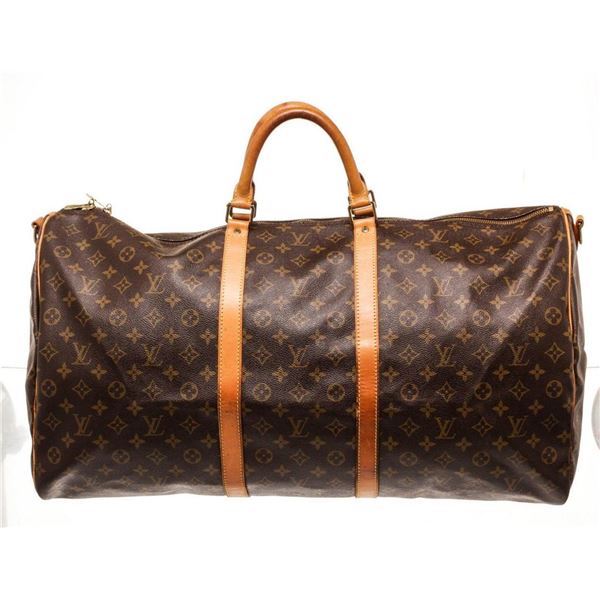 Louis Vuitton Brown Keepall 60cm Travel Bag