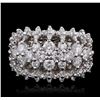 Image 2 : 14KT White Gold 2.67 ctw Diamond Ring