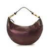 Image 1 : Gucci Purple GG canvas Bamboo Ring Hobo Bag