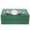 Image 7 : Rolex Ladies Stainless Steel White Diamond Quickset Datejust Wristwatch With Rol
