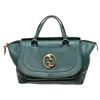 Image 1 : Gucci Green Leather 1973 Interlocking Shoulder Bag