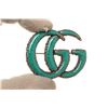 Image 2 : Gucci Green GG Brooch