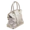 Image 2 : Louis Vuitton Silver Leather Suhali Lockit PM Tote Bag