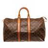 Image 1 : Louis Vuitton Brown Monogram Keepall 45cm Travel Bag