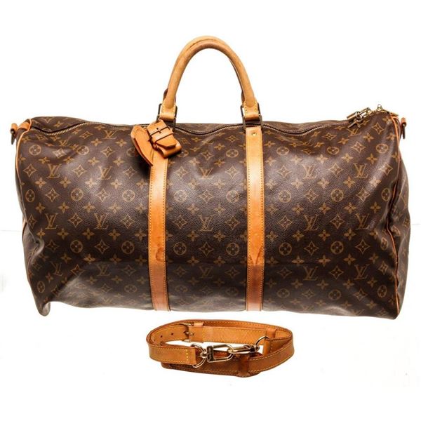 Louis Vuitton Brown Monogram Canvas Keepall 60cm Travel Bag