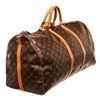 Image 3 : Louis Vuitton Brown Monogram Canvas Keepall 60cm Travel Bag