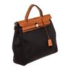 Image 2 : Hremes Black Coated Canvas Leather Her Tote Bag