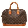 Image 1 : Louis Vuitton Brown Monogram Canvas Alma MM Satchel Bag