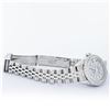 Image 8 : Rolex Ladies Stainless Steel Quickset Meteorite Diamond Lugs Jubilee Datejust Wr