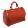 Image 3 : Louis Vuitton Red Speedy 30cm Satchel Bag
