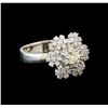 Image 1 : 14KT White Gold 1.06 ctw Diamond Ring