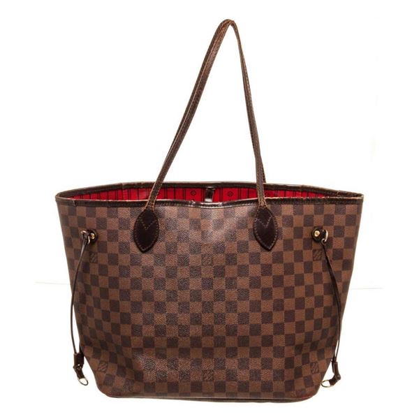 Louis Vuitton Beige Damier Canvas Nevefull MM Tote Bag