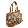 Image 3 : Gucci Brown Canvas Leather Sukey Tote Bag