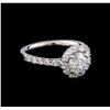 Image 1 : 1.60 ctw Diamond Ring - 14KT White Gold