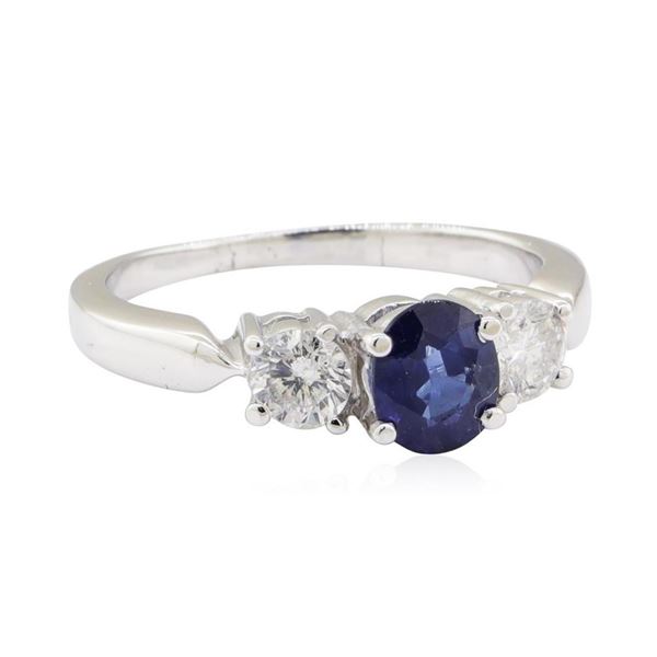 2.01 ctw Sapphire and Diamond Ring - Platinum