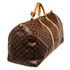 Image 2 : Louis Vuitton Brown Monogram Canvas Keepall 60cm Travel Bag