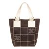 Image 1 : Chanel Brown Chocolate Bar Tote Bag