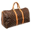 Image 3 : Louis Vuitton Brown Monogram Keepall 50cm Travel Bag