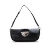 Image 1 : Louis Vuitton Black Epi Leather Pochette Montaigne Shoulder Bag