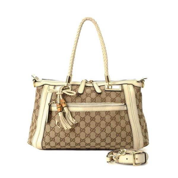 Gucci Beige GG canvas Bella Tote Bag