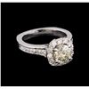 Image 1 : 2.40 ctw Diamond Ring - 14KT White Gold