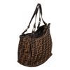 Image 2 : Fendi Brown Canvas Leather Tote Bag