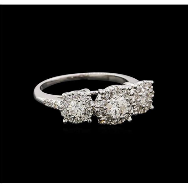 14KT White Gold 1.05 ctw Diamond Ring