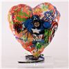 Image 1 : Mr. Brainwash, "Balloon Heart" Original Mixed Media Sculpture, Hand Signed with