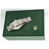 Image 9 : Rolex Mens Stainless Steel Black Baguette Diamond 36MM Datejust Wristwatch