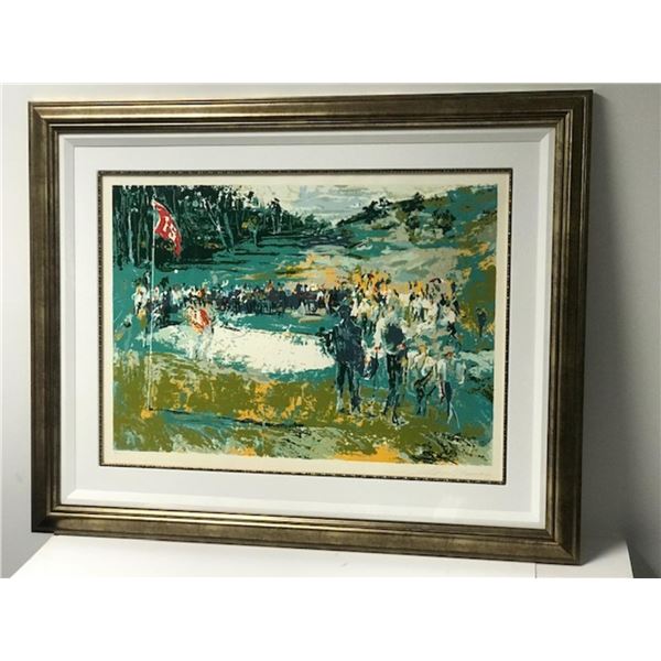 Golf 15th Hole by LeRoy Neiman (1921-2012)