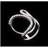 Image 4 : 0.52 ctw Diamond Ring - 14KT White Gold
