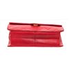 Image 4 : Chanel Red Lambskin Half Flap Shoulder Bag