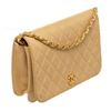 Image 2 : Chanel Yellow Leather Full Flap Shoulder Bag