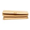 Image 4 : Chanel Yellow Leather Full Flap Shoulder Bag