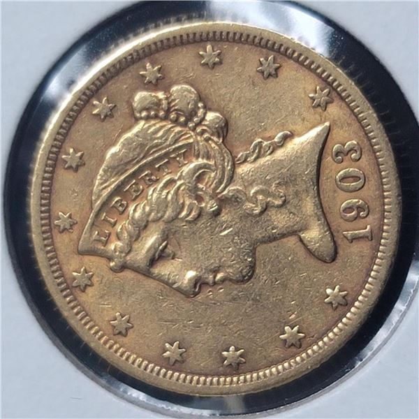 1903-S $5 Liberty Head Half Eagle XF